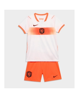 Billige Fotballdrakt Nederland Replika Bortedraktsett Barn VM 2026 Kortermet (med bukser)